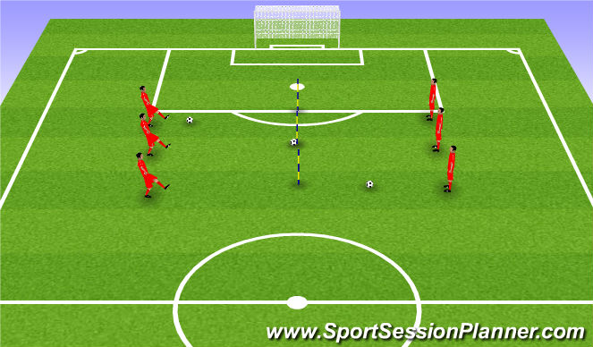 Football/Soccer Session Plan Drill (Colour): Screen 2