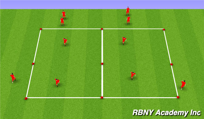 Football/Soccer Session Plan Drill (Colour): SAQ