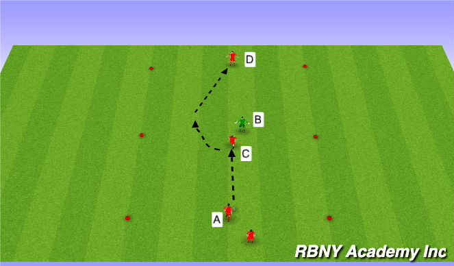 Football/Soccer Session Plan Drill (Colour): Skill Development
