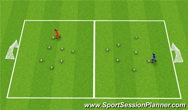 Football/Soccer Session Plan Drill (Colour): Week 7