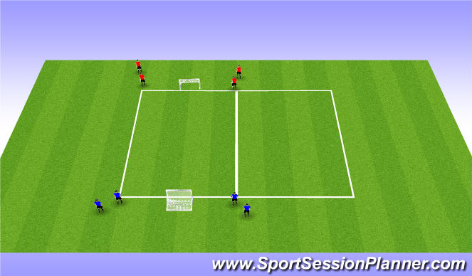 Football/Soccer Session Plan Drill (Colour): Screen 1