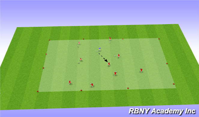 Football/Soccer Session Plan Drill (Colour): Introduction
