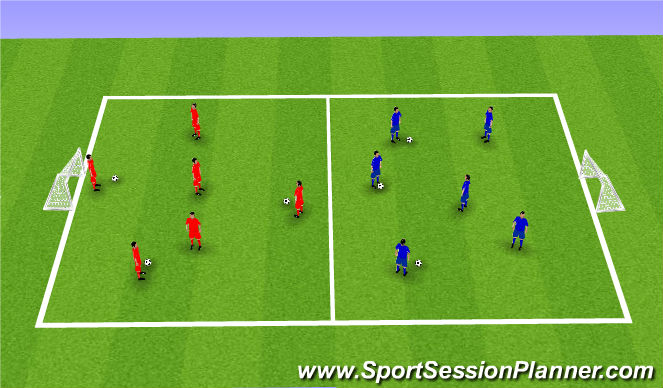 Football/Soccer Session Plan Drill (Colour): Week 5