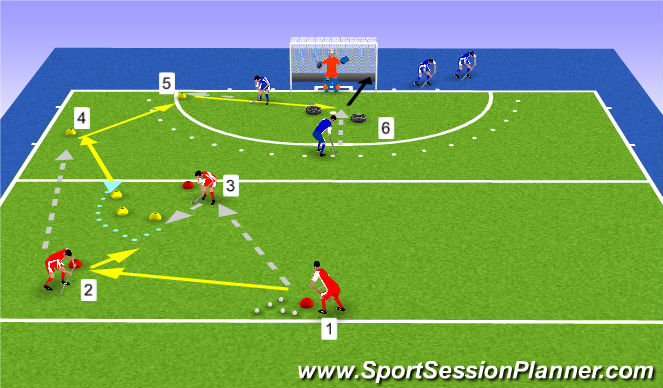 Hockey Session Plan Drill (Colour): Pantalla 2