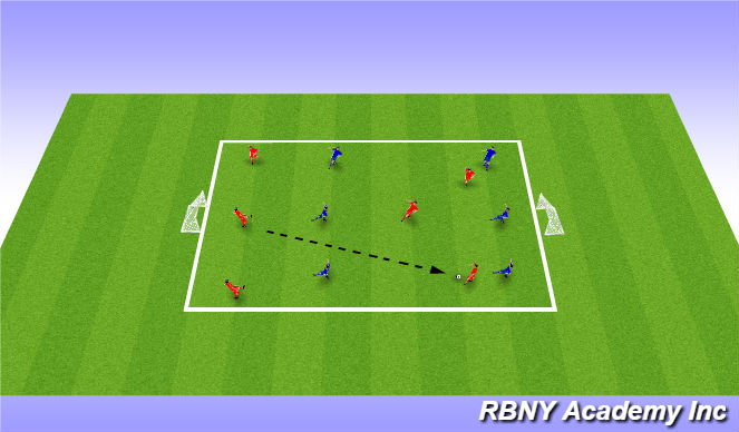 Football/Soccer Session Plan Drill (Colour): Match