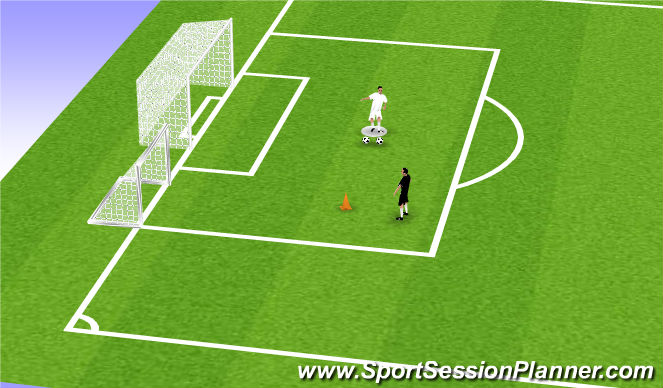 Football/Soccer Session Plan Drill (Colour): Animation 1