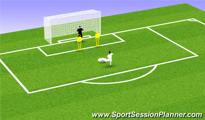 Football/Soccer Session Plan Drill (Colour): Animation 2