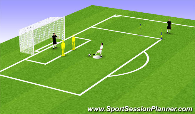 Football/Soccer Session Plan Drill (Colour): Animation 3