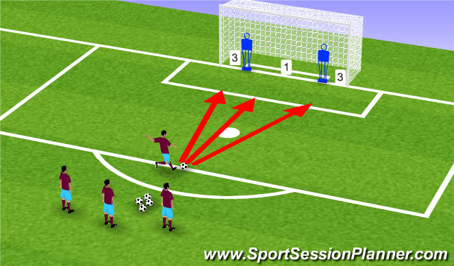 Football/Soccer Session Plan Drill (Colour): 5. FCM - Spark