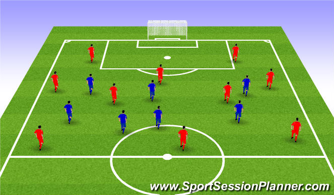 Football/Soccer Session Plan Drill (Colour): POTB