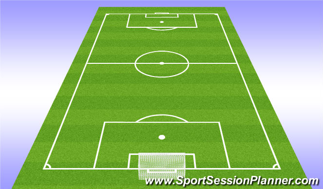 Football/Soccer Session Plan Drill (Colour): 7v7