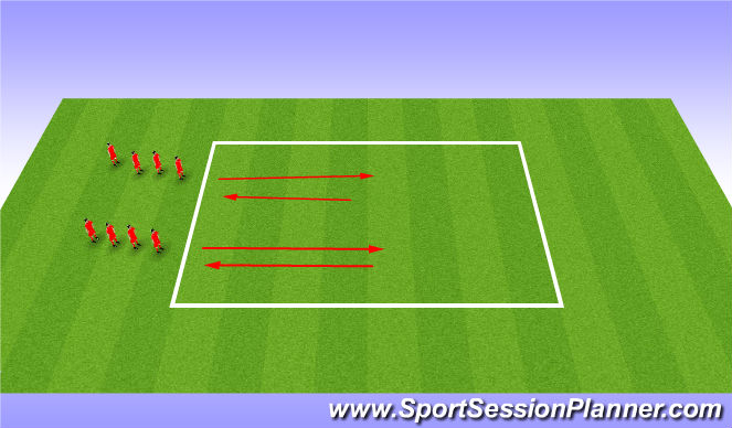 Football/Soccer Session Plan Drill (Colour): WU