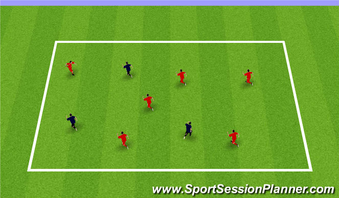 Football/Soccer Session Plan Drill (Colour): Nomads Moves