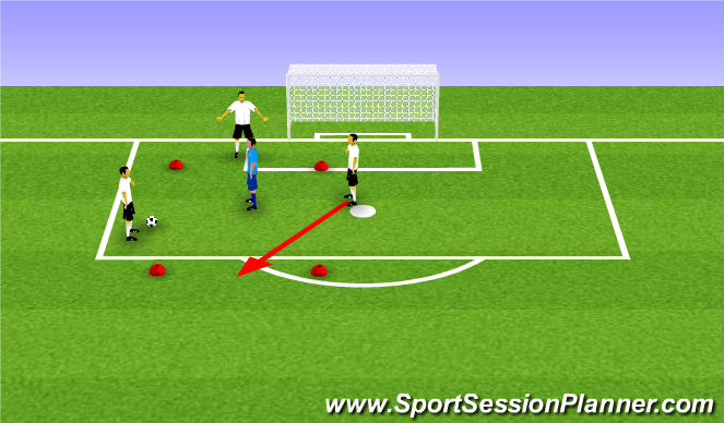 Football/Soccer Session Plan Drill (Colour): CALENTAMIENTO