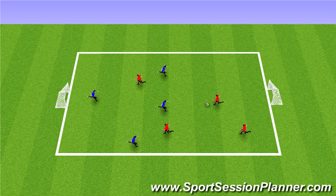 Football/Soccer Session Plan Drill (Colour): final game