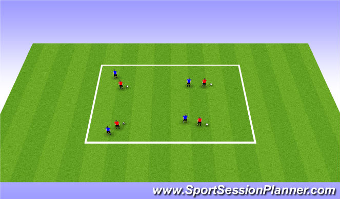 Football/Soccer Session Plan Drill (Colour): Screen 1