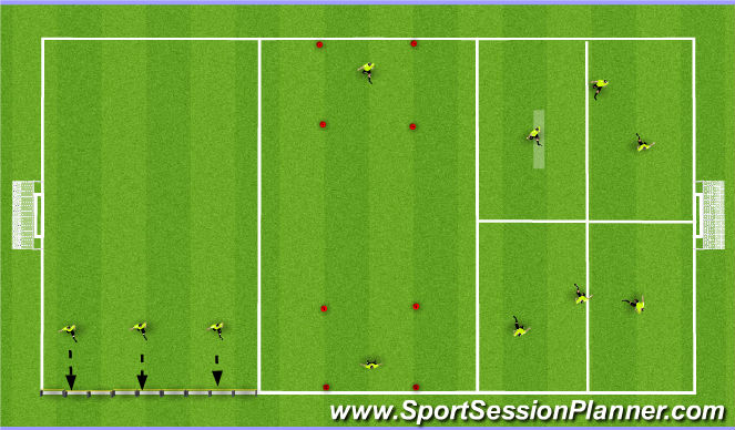 Football/Soccer Session Plan Drill (Colour): Screen 1