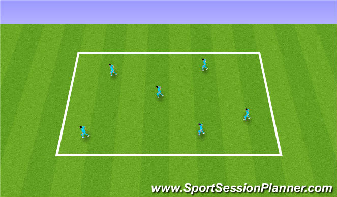 Football/Soccer Session Plan Drill (Colour): Screen 1