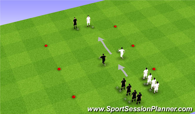 Football/Soccer Session Plan Drill (Colour): Main Theme