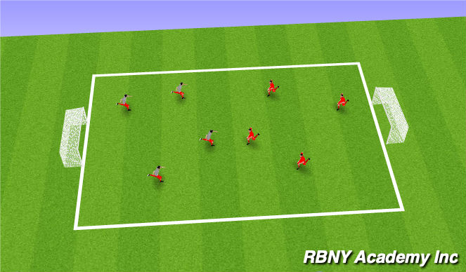 Football/Soccer Session Plan Drill (Colour): Match