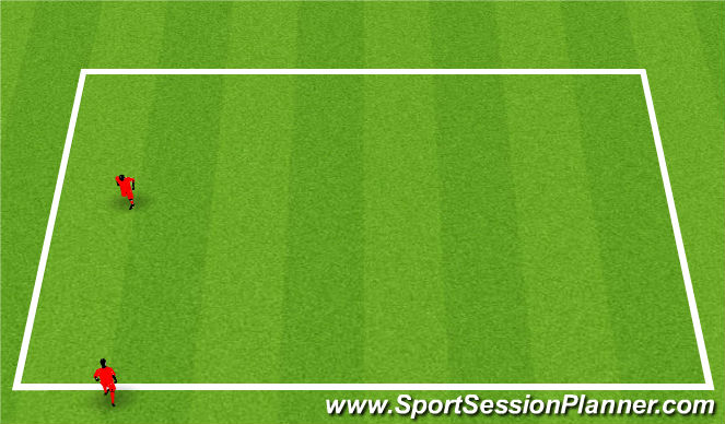 Football/Soccer Session Plan Drill (Colour): Warm-Up