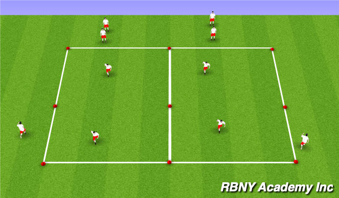 Football/Soccer Session Plan Drill (Colour): SAQ