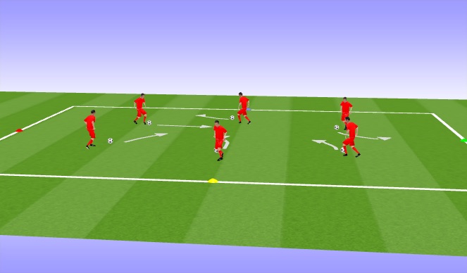 Football/Soccer Session Plan Drill (Colour): Screen 1