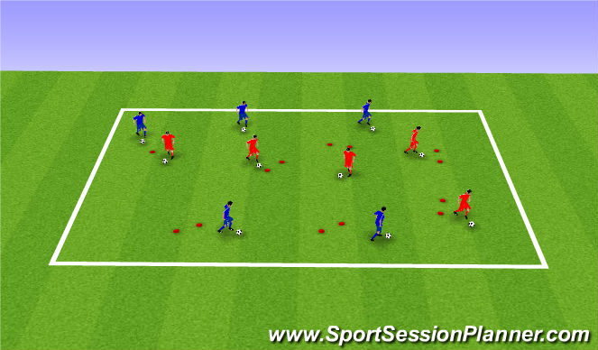 Football/Soccer Session Plan Drill (Colour): Part