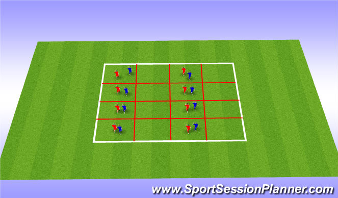 Football/Soccer Session Plan Drill (Colour): Session 3