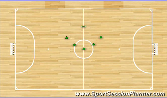 Futsal Session Plan Drill (Colour): Basic grip