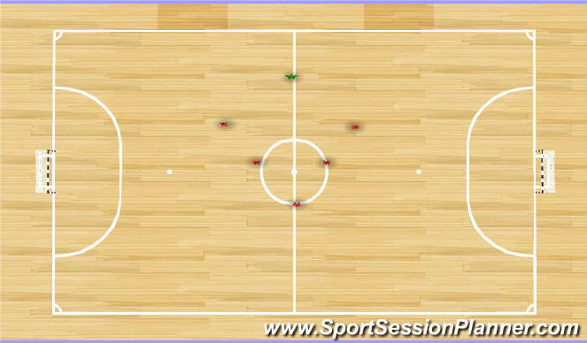 Futsal Session Plan Drill (Colour): cool down cont.