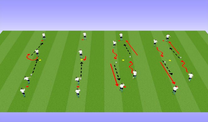 Football/Soccer Session Plan Drill (Colour): Screen 1
