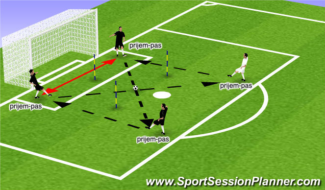 Football/Soccer Session Plan Drill (Colour): Screen 1