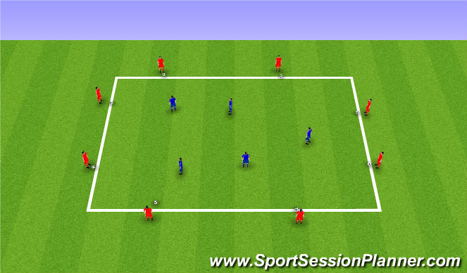 Football/Soccer Session Plan Drill (Colour): Screen 1