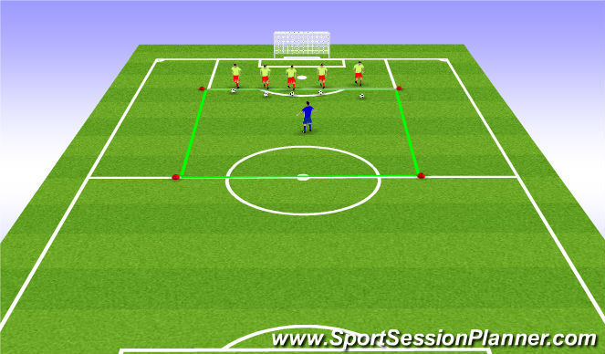 Football/Soccer Session Plan Drill (Colour): Warm-up:  Skills