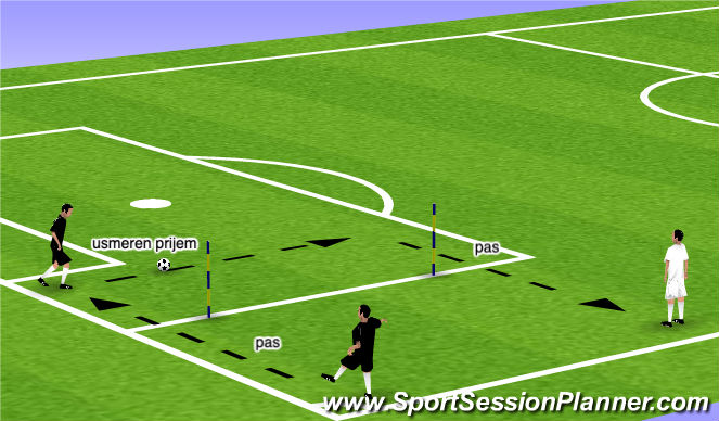 Football/Soccer Session Plan Drill (Colour): Screen 2
