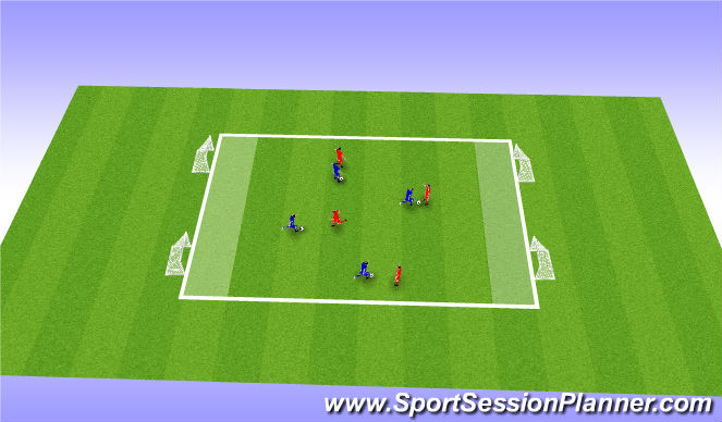 Football/Soccer Session Plan Drill (Colour): Activity Option 1