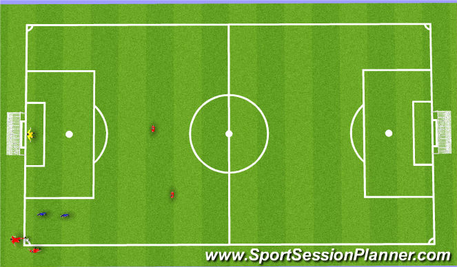 Football/Soccer Session Plan Drill (Colour): Animation 1