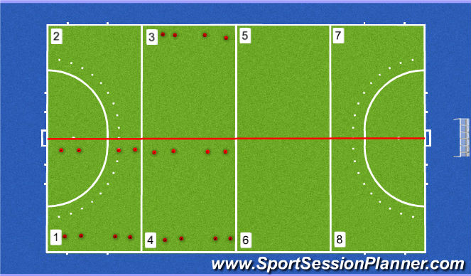 Hockey Session Plan Drill (Colour): Layout