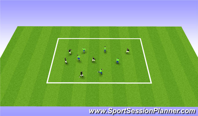 Football/Soccer Session Plan Drill (Colour): Screen 2