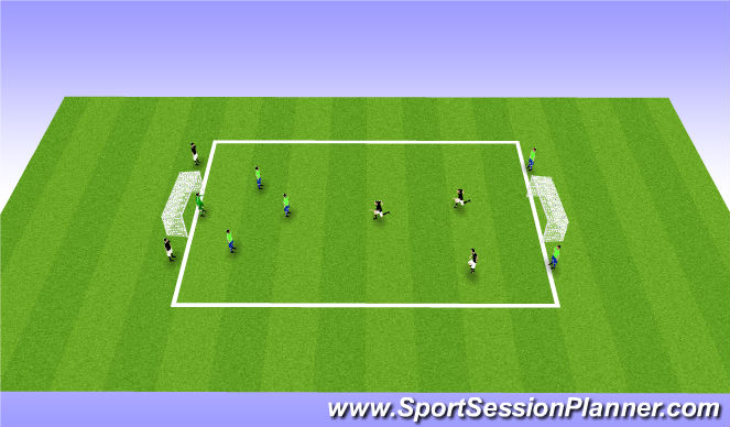 Football/Soccer Session Plan Drill (Colour): Screen 4