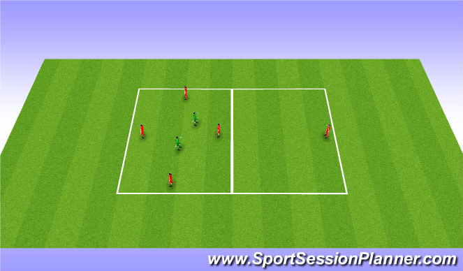 Football/Soccer Session Plan Drill (Colour): RONDO MÓVIL