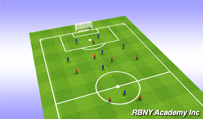 Football/Soccer Session Plan Drill (Colour): Match