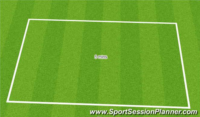 Football/Soccer Session Plan Drill (Colour): Cool Down