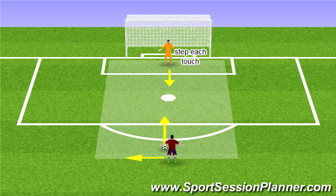 Football/Soccer Session Plan Drill (Colour): Screen 1