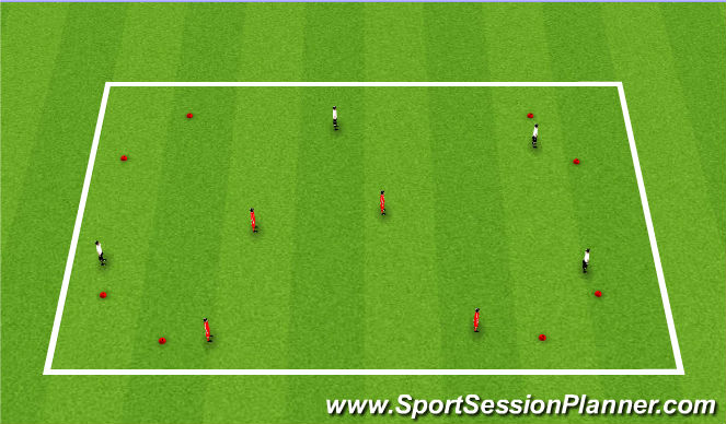 Football/Soccer Session Plan Drill (Colour): Screen 7