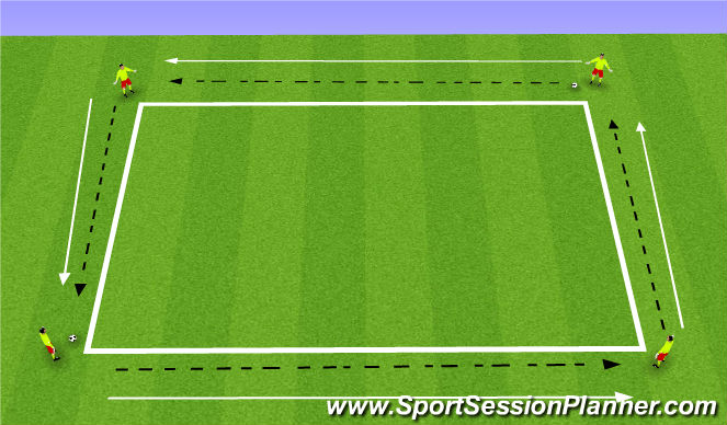 Football/Soccer Session Plan Drill (Colour): Screen 1