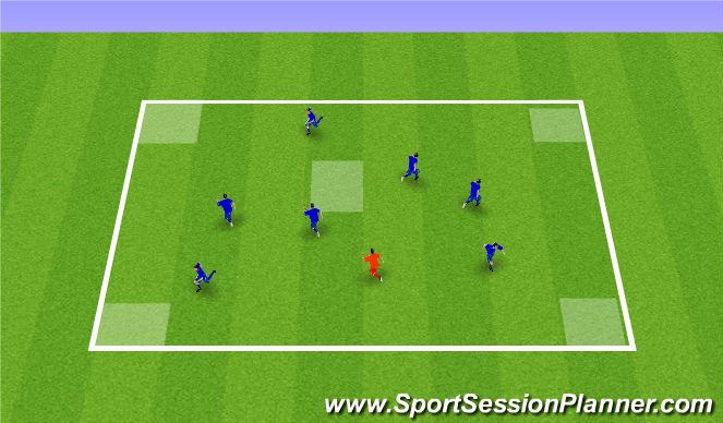 Football/Soccer Session Plan Drill (Colour): Pirates