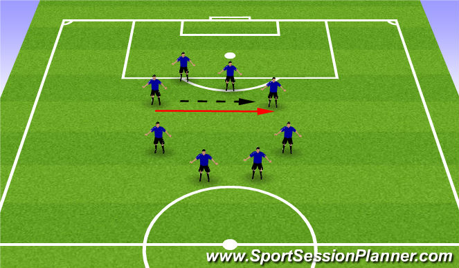 Football/Soccer Session Plan Drill (Colour): Rondo