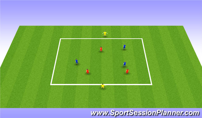 Football/Soccer Session Plan Drill (Colour): phase 2